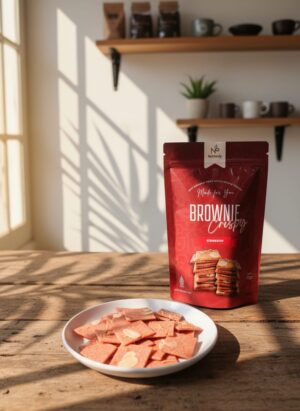 Brownies Crispy Strawberi